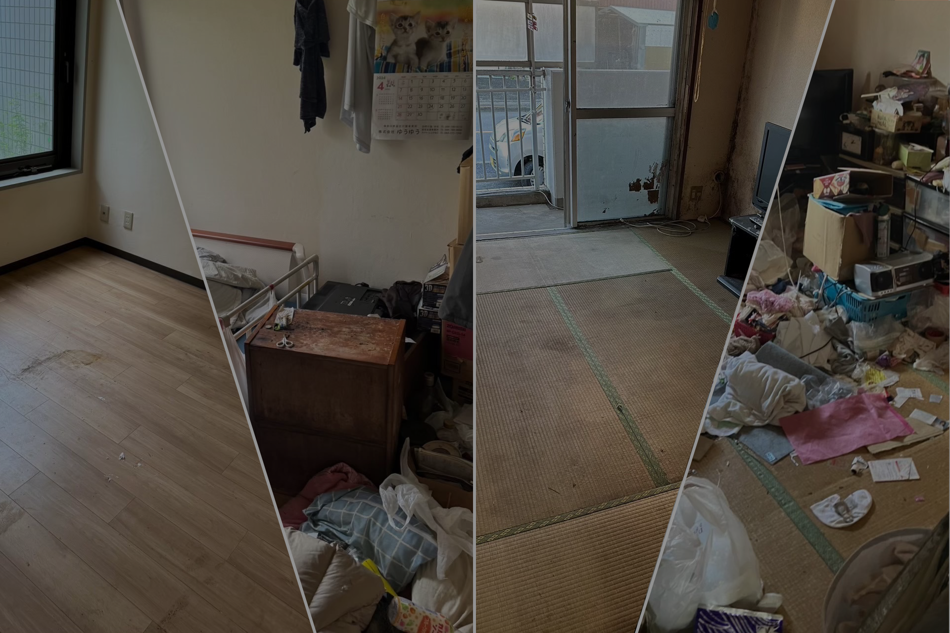 清潔に整った複数の居室（こころ屋の仕上がりイメージ）
