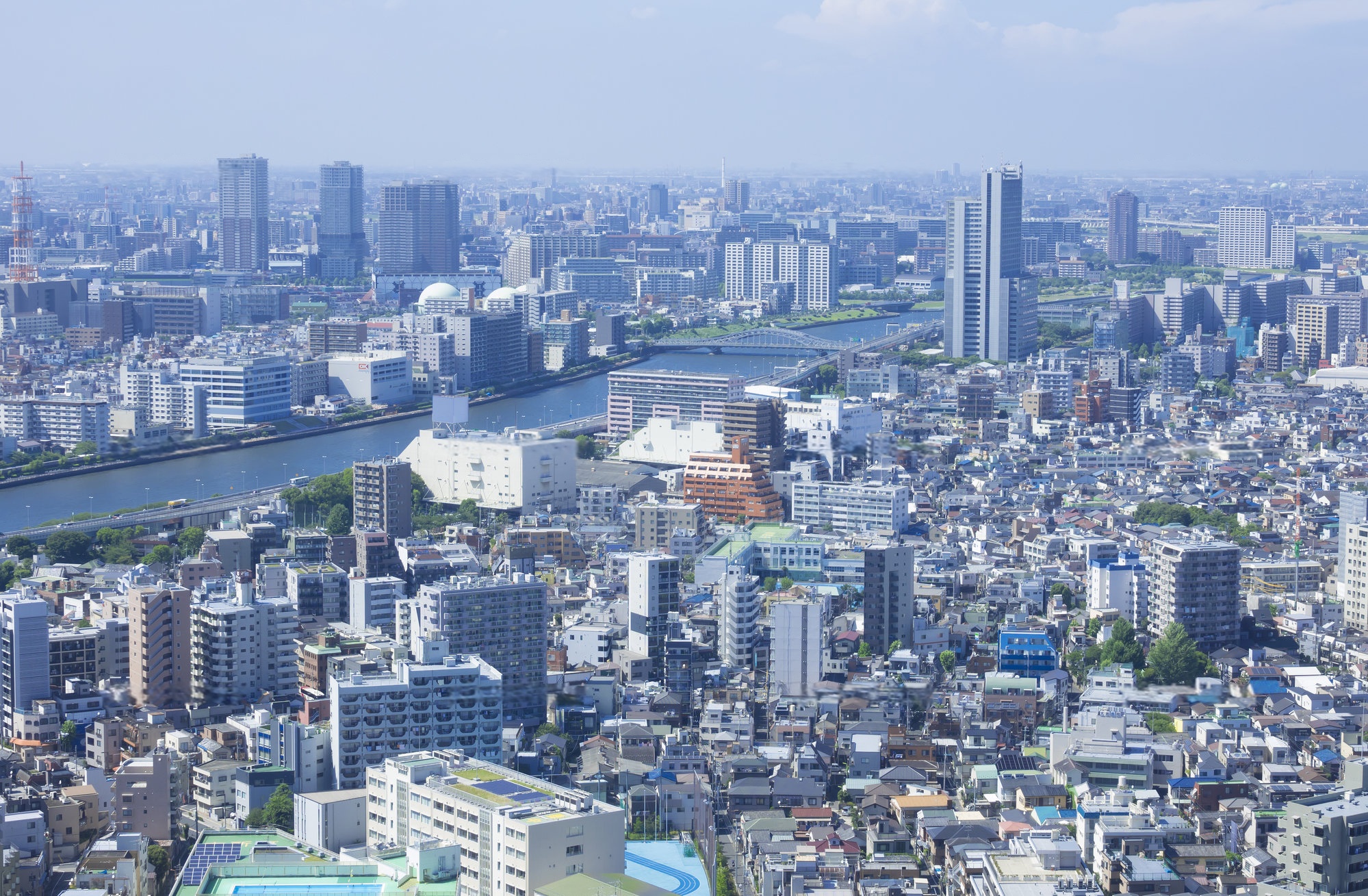 足立区の街並み風景写真