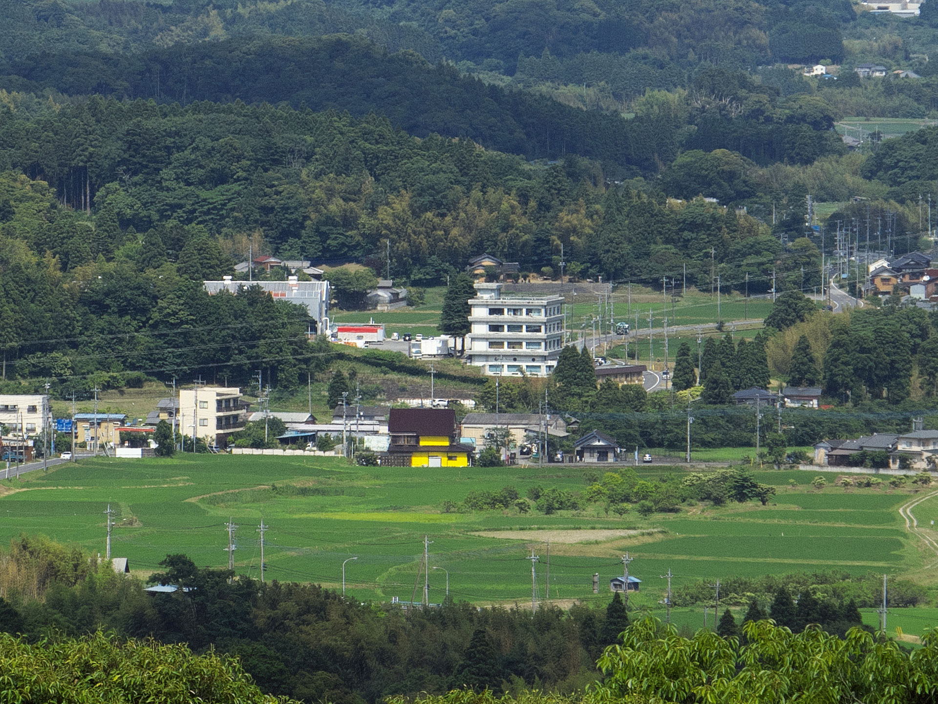 長南町の街並み風景写真