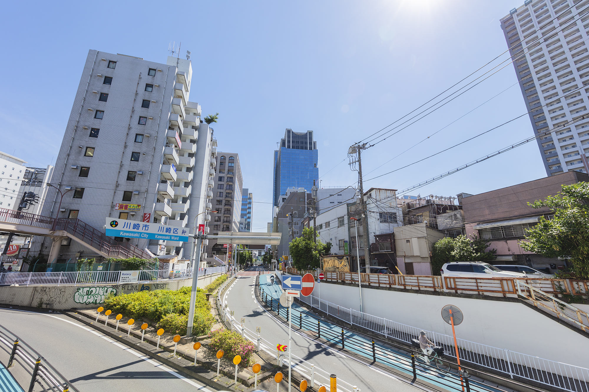 川崎区の街並み風景写真