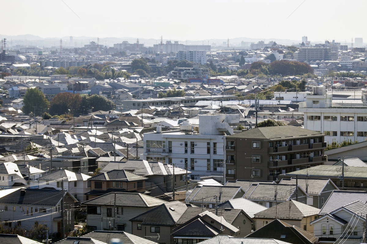 座間市の街並み風景写真