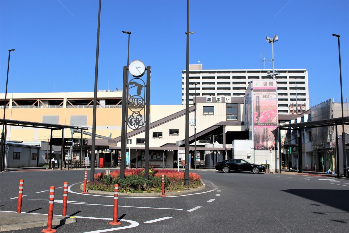 鴻巣市の街並み風景写真