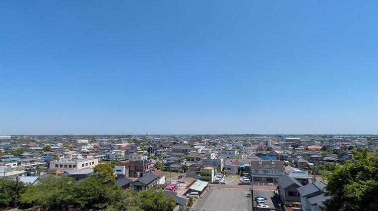 九十九里町の街並み風景写真
