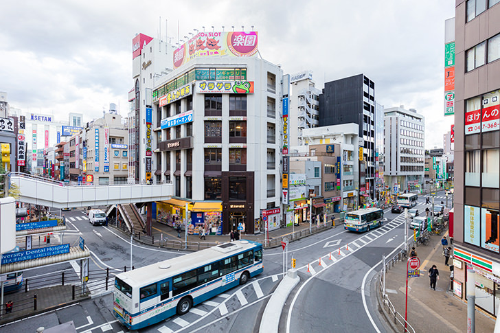 松戸市の街並み風景写真
