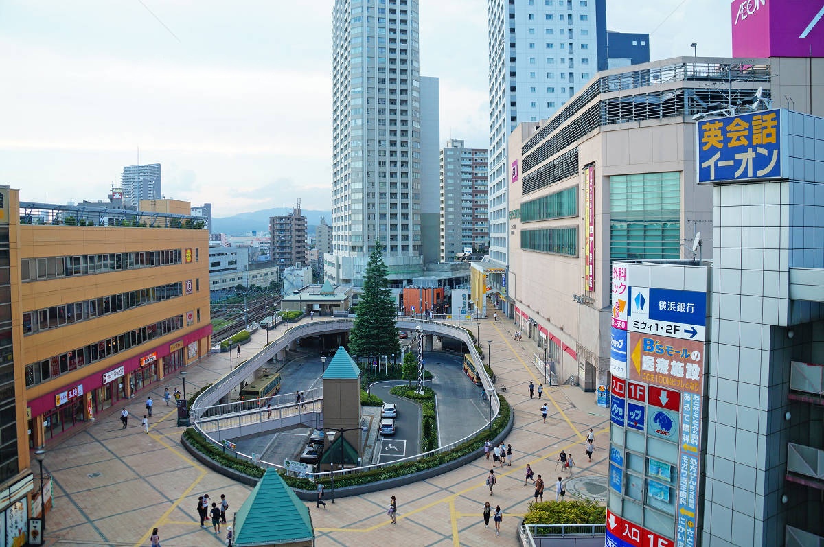 緑区の街並み風景写真