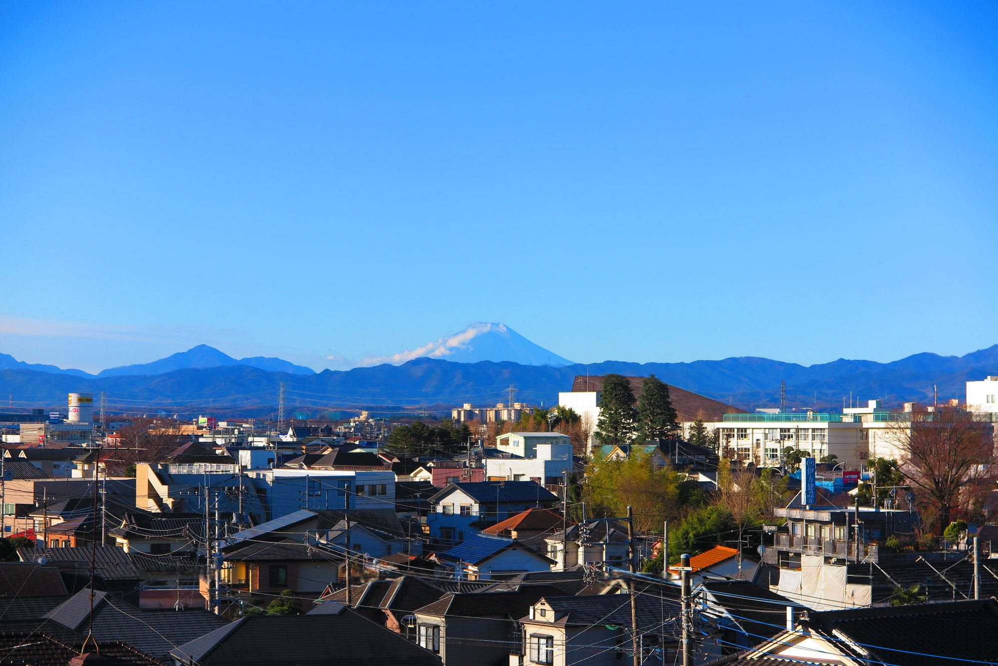 武蔵村山市の街並み風景写真