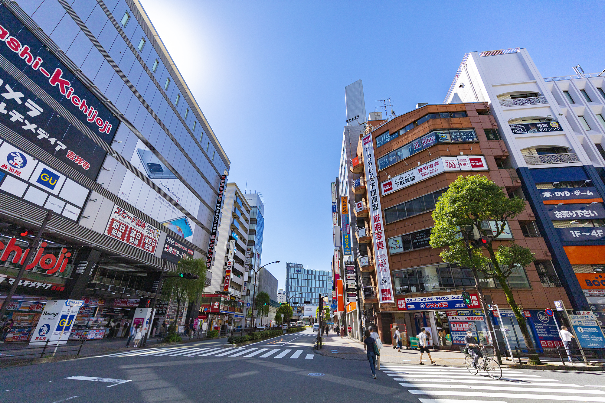 武蔵野市の街並み風景写真