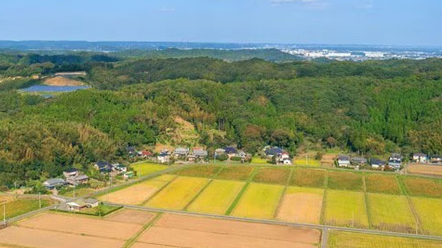 長柄町の街並み風景写真