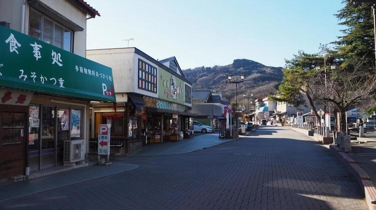 長瀞町の街並み風景写真