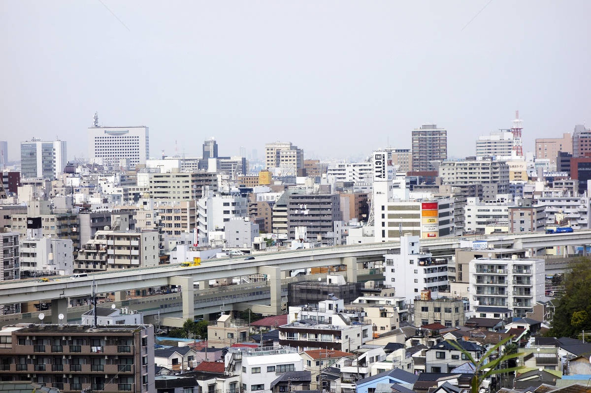 中区の街並み風景写真