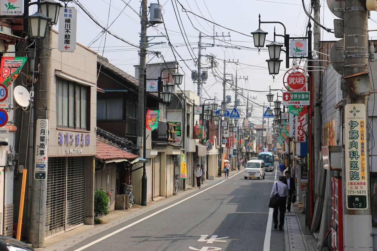 桶川市の街並み風景写真