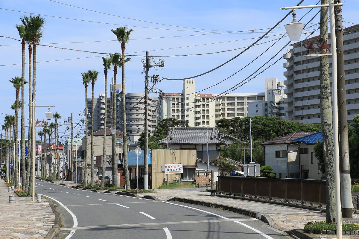 御宿町の街並み風景写真