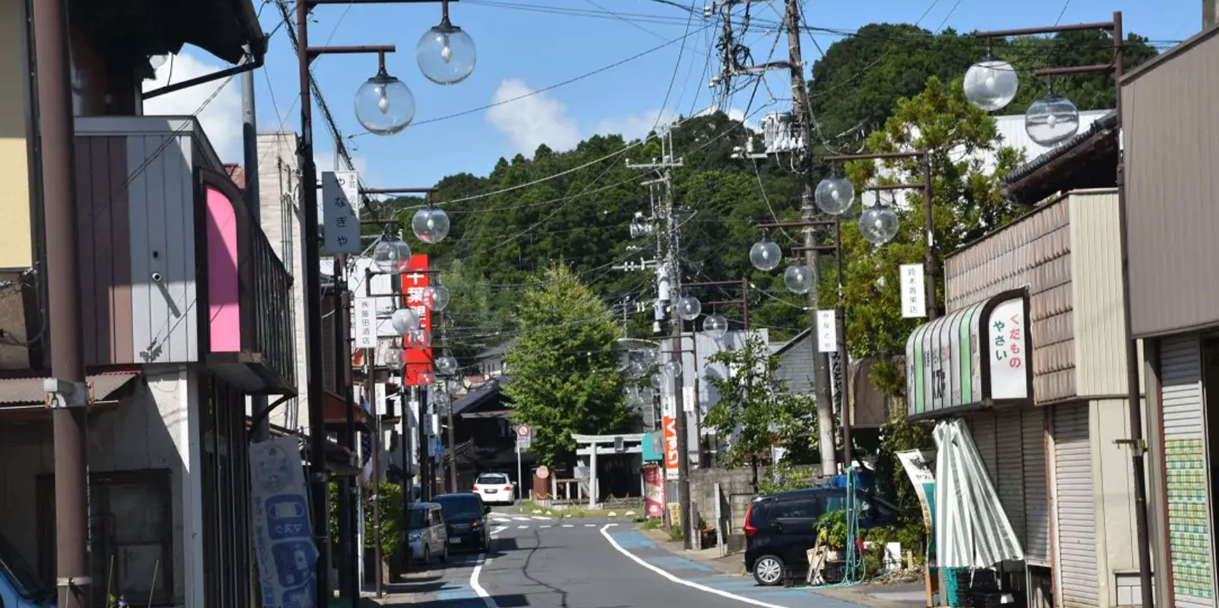 多古町の街並み風景写真