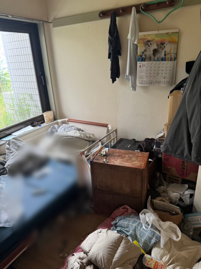 東京都府中市 特殊清掃 消毒消臭 作業前