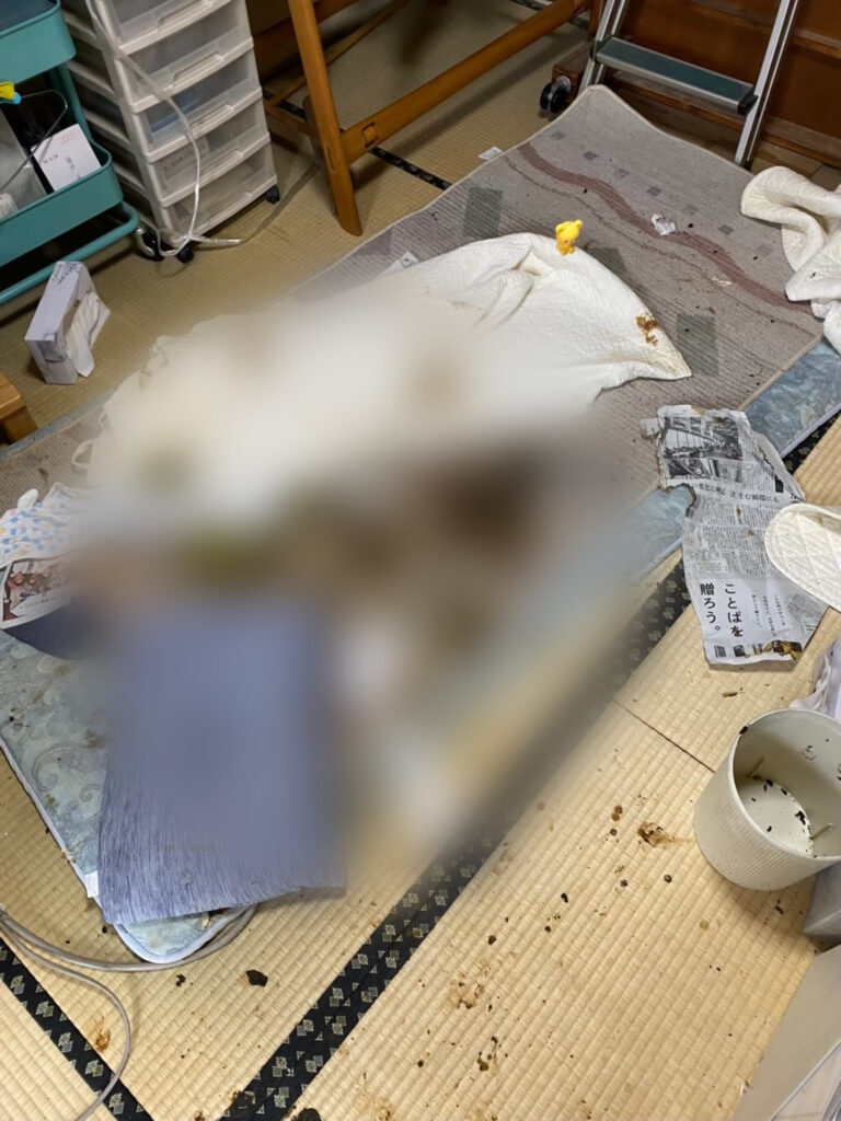 東京都国分寺市 汚物清掃 特殊清掃 作業前